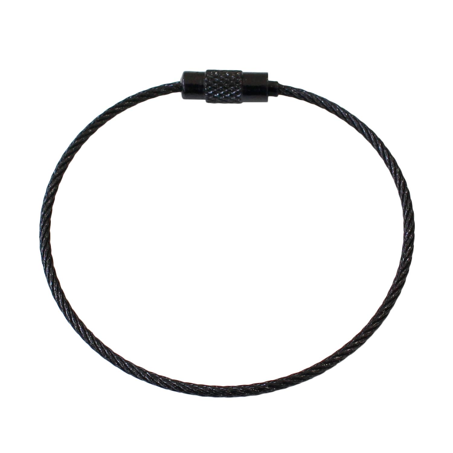 Nippon Button Trading Co., Ltd. Colorful Wire Ring Black 2-Piece Set x 5 Bags MOL-WR9-5