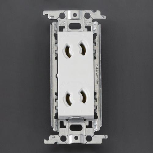 125V/15A Flush-Mount Outlet (2-Outlet/Child-Resistant)