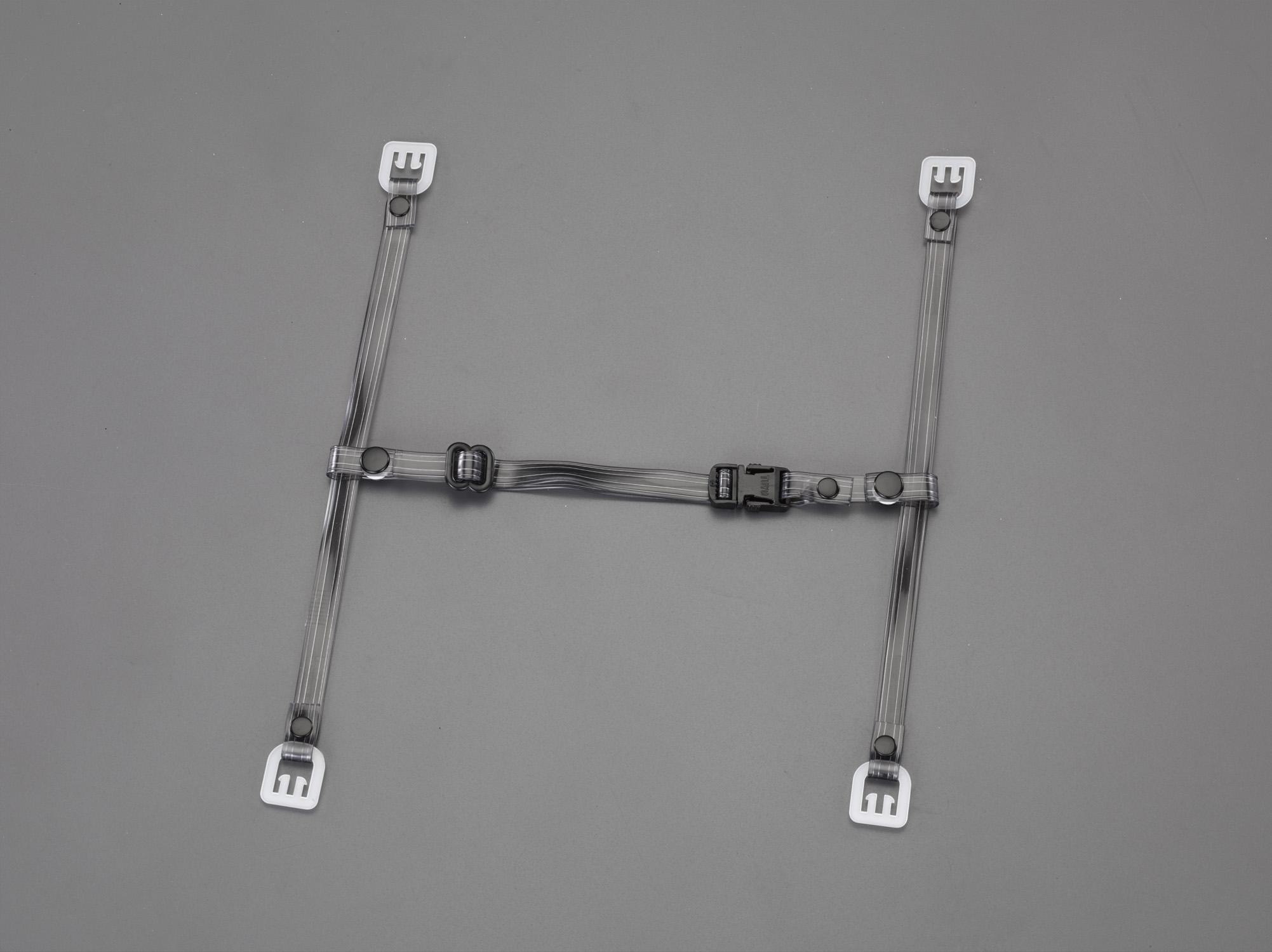 Esco Helmet Chin Strap Set (Transparent)