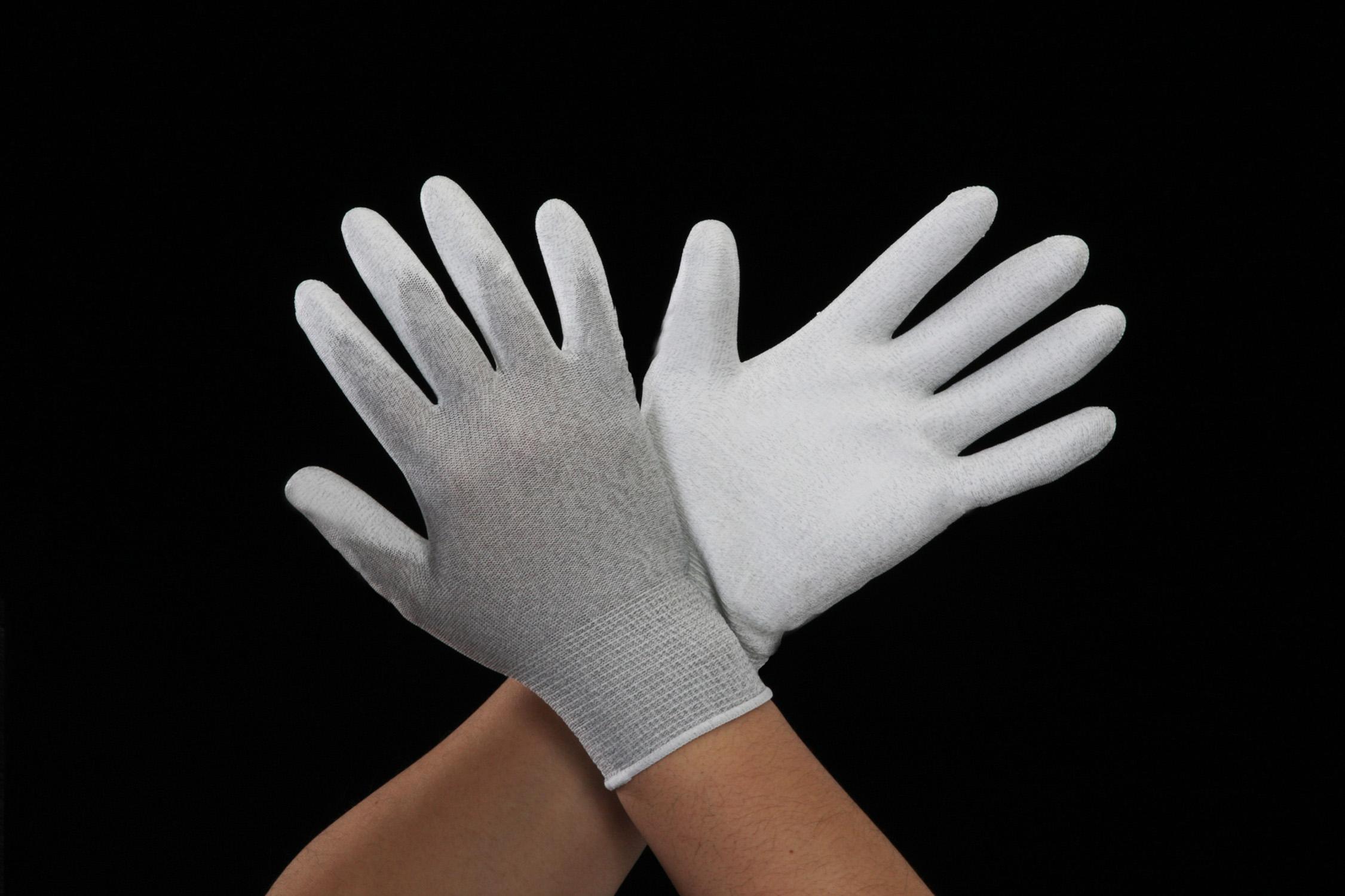 [L] Gloves (Anti-static, palm coating)