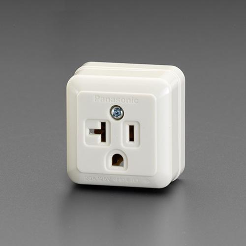 125V/20A Square Outlet (Single-Socket/Grounded)