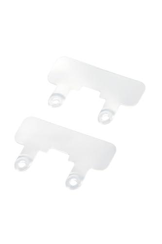 [ELECOM] Smartphone Strap Strap Holder 2-Hole Type 2-Pack Enhanced Durability 5kg Load Capacity Metal-Free Transparent Clear P-STHD2PCR
