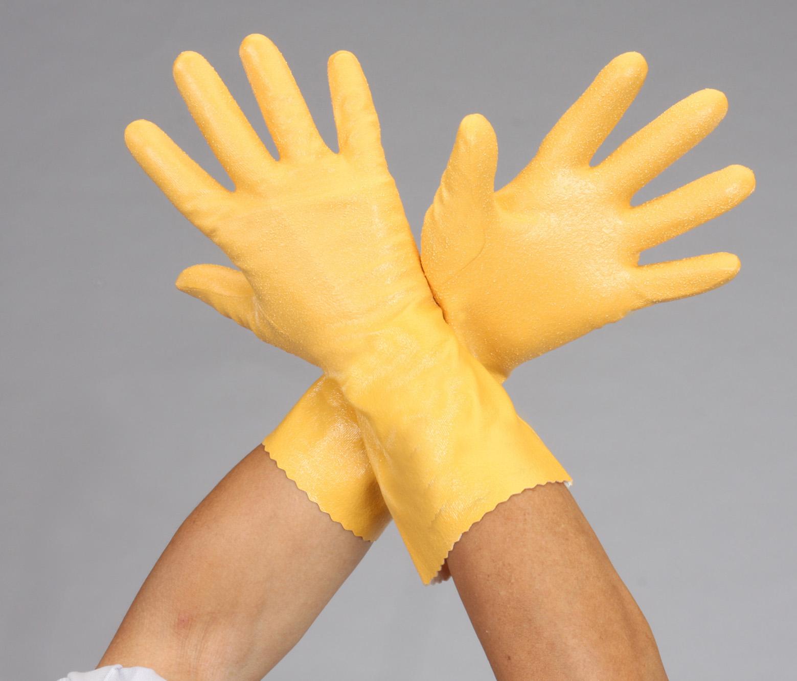 [L] Gloves, Oil-Resistant (Nitrile Rubber)