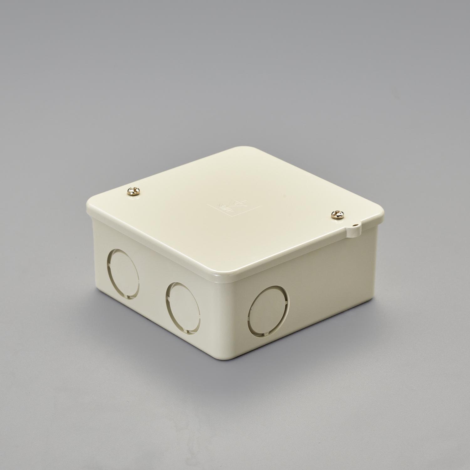 ESCO Medium Square Outlet Box Shallow Type/Knock-Out/Beige EA947HB-61