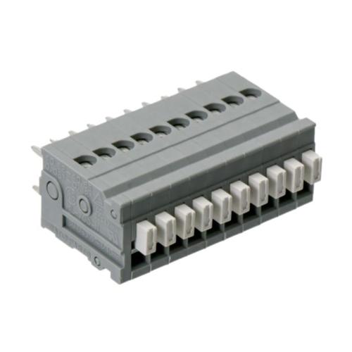 10-pole [50V/3A] Screwless Terminal Block (PCB Mount / White)