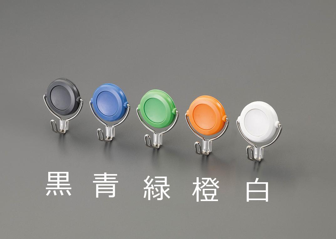 φ38mm / 3.0kg Magnet Hook (Rotating Hook / Black)