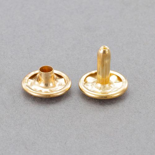 13mm Extra-Large Rivet Pins (Brass Plated / 20 Pairs)