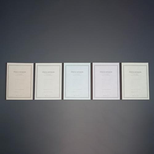 7mm Ruled Semi-B5 Notebook (30 pages / 5 books)