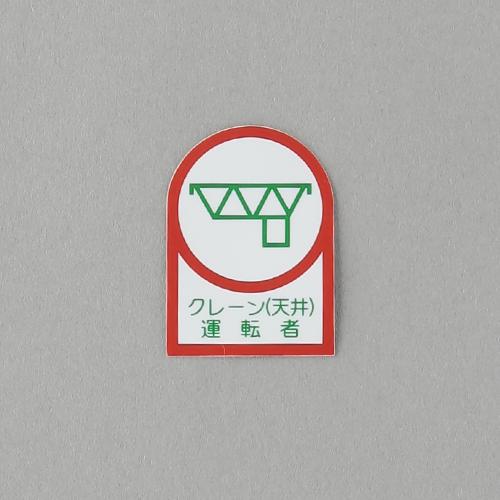 35x25mm Helmet Sticker (Crane (Ceiling) Operator / 10 sheets)