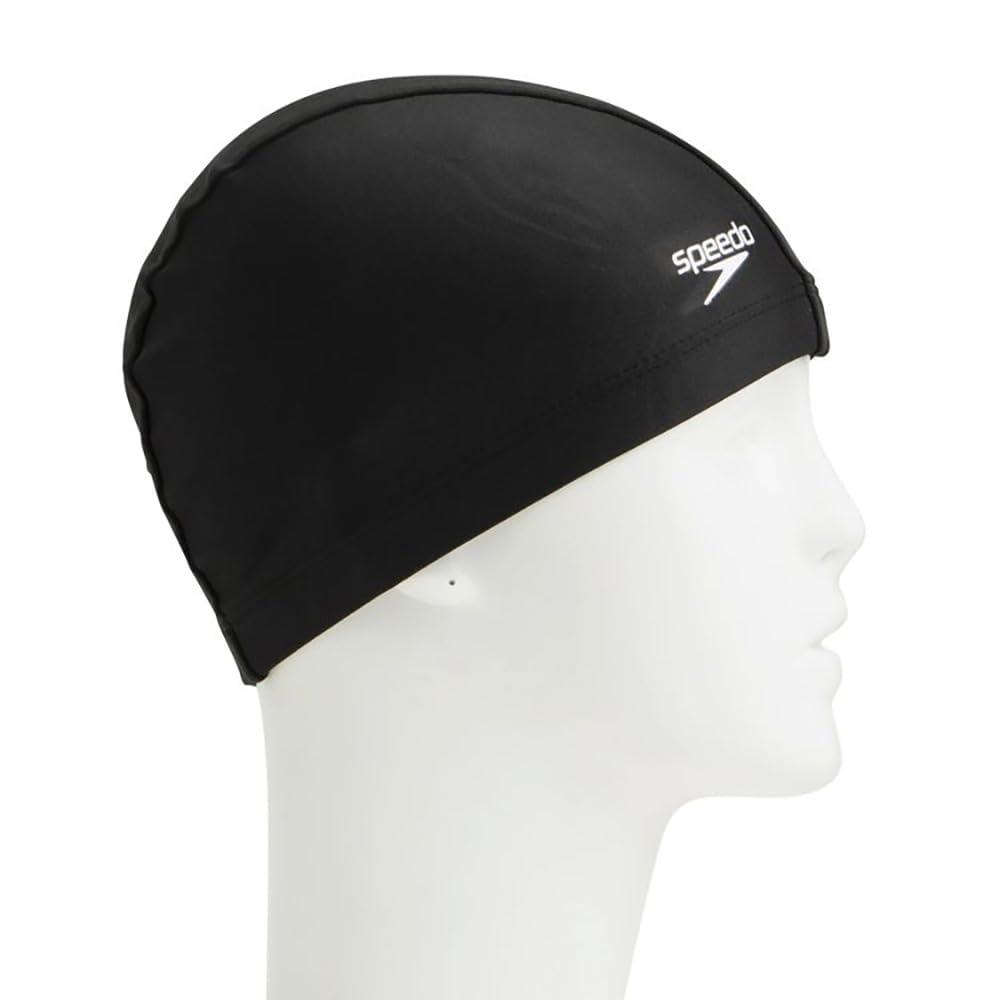 Speedo Swim Cap Tricot Cap Unisex SE12070 Black FREE