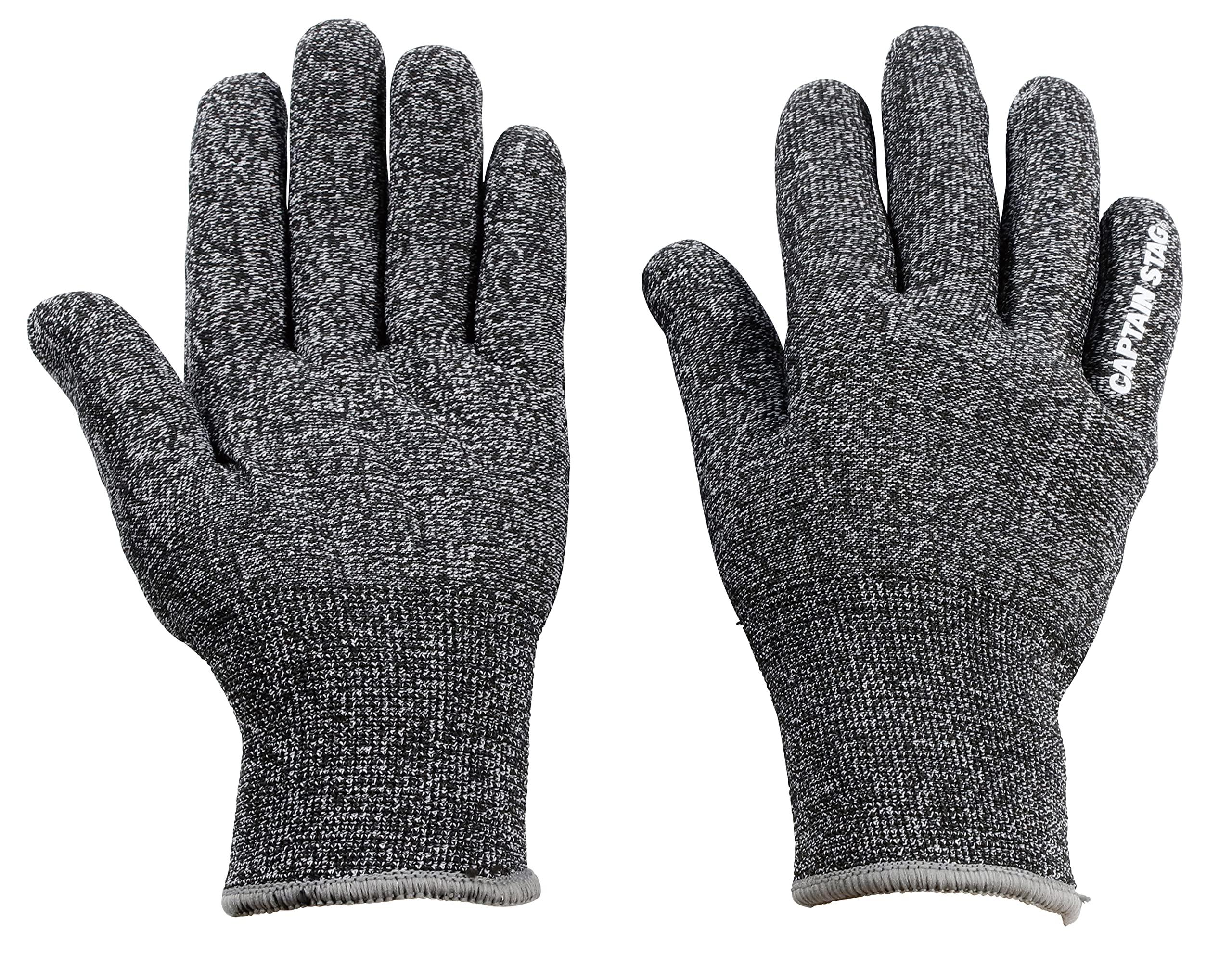 CAPTAIN STAG Gloves Windproof Cold-Resistant Quick-Warming Fleece-Lined Inner Gloves Size S Gray UX-1194