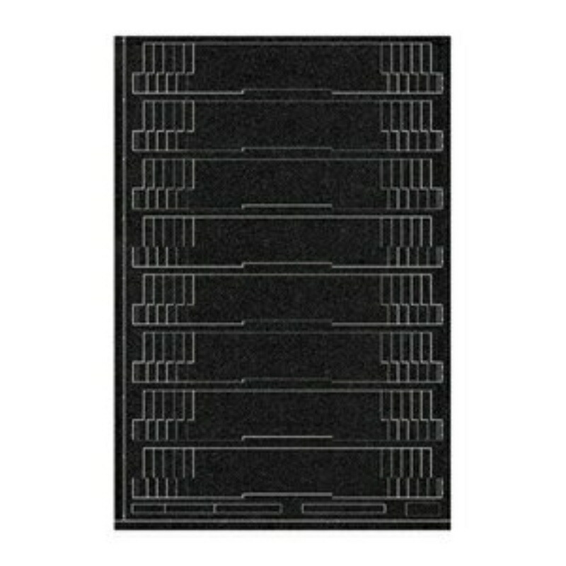 Popondetta Urethane Foam for Vehicle Cases, 8-Car PE Vehicle Storage Foam, Black 1601 Railroad Model Accessories