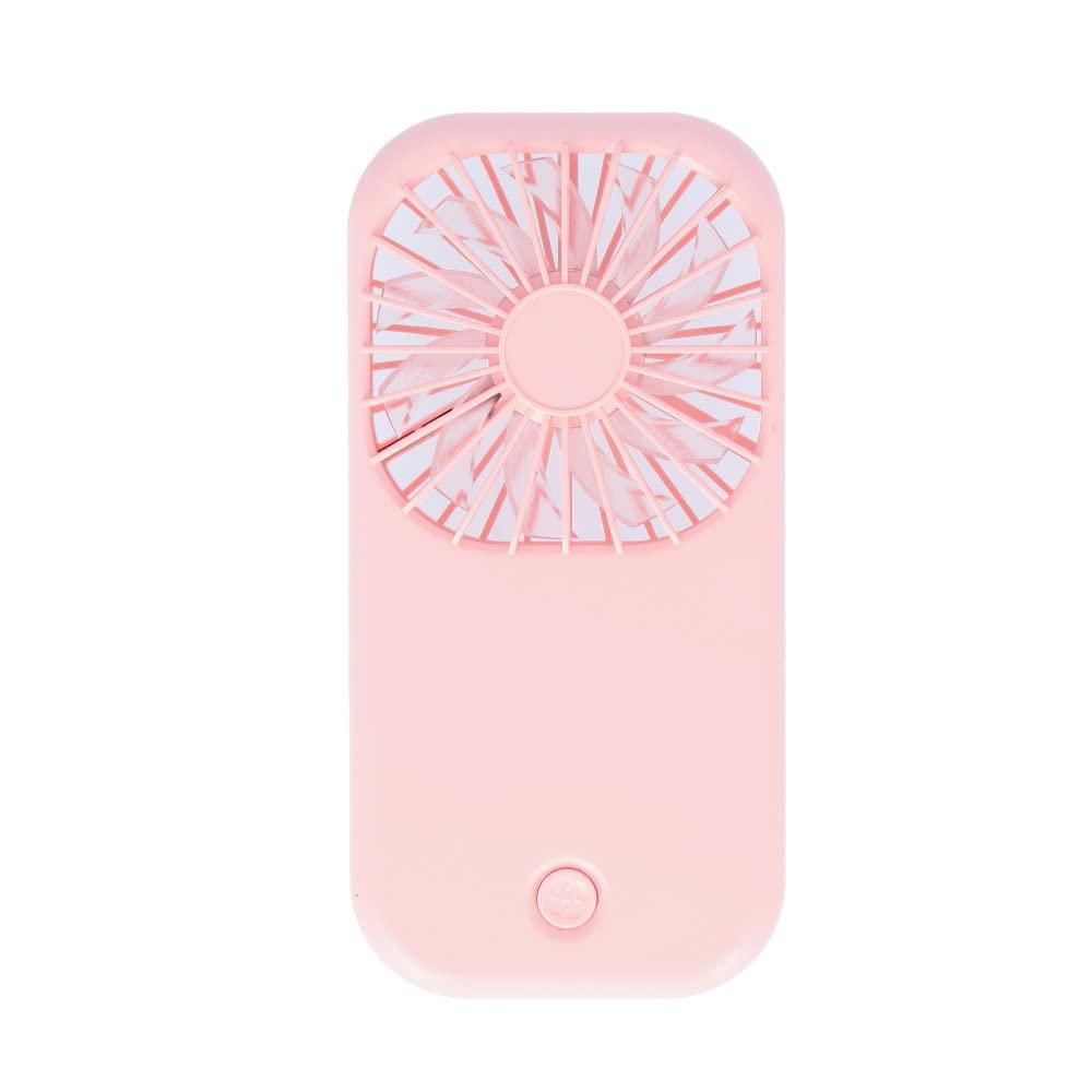 Portable & Stand Fan Handheld Fan Light Pink