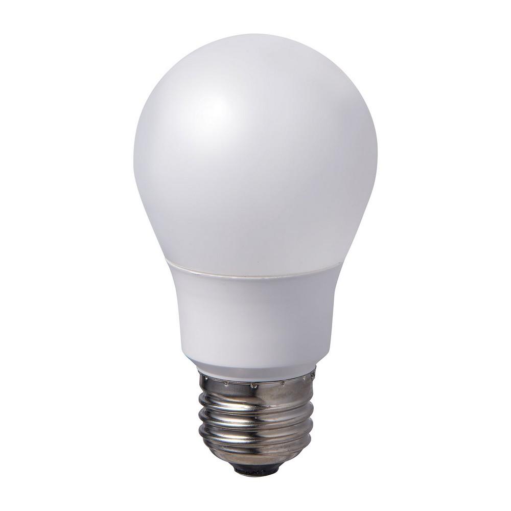 ELPA LED Bulb A-Type Wide Beam E26 Daylight Color Equivalent Indoor Use 2-Pack LDA5D-G-G5101-2P