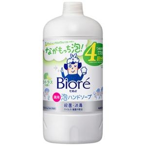 Kao Biore U Medicated Foaming Hand Soap Citrus Scent Refill 770ml 1 bottle