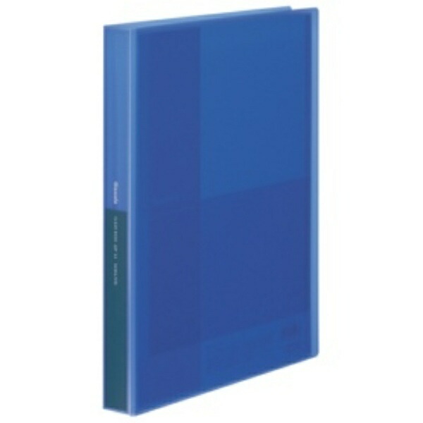 KOKUYO File Clear Book Glassel Fixed Type A4 60 Sheets Blue RA-GL60B