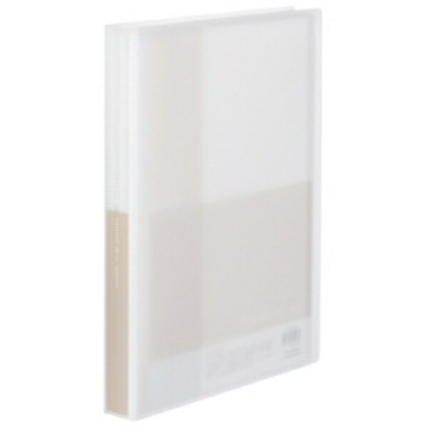 KOKUYO File Clear Book Glassel Fixed Type A4 60 Sheets Off-White Ra-GL60W