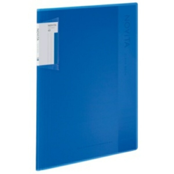 KOKUYO File Clear Book Novita Fixed Type A4 40 Sheets Blue RA-NV40B