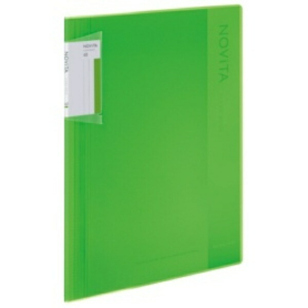 KOKUYO File Clear Book Novita Fixed Type A4 40 Sheets Light Green Ra-NV40LG