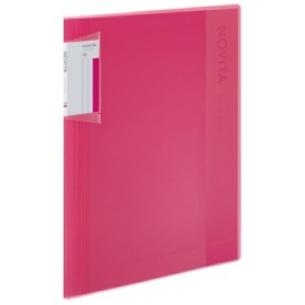 KOKUYO File Clear Book Novita Fixed Type A4 40 Sheets Pink RA-NV40P