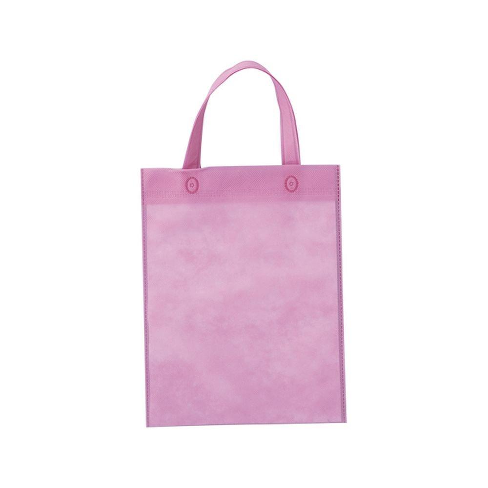 Sunup Non-Woven Fabric Bag A4 Size No Gusset 10 Sheets Pink FCB-A4PKN