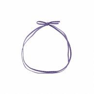 Shimojima Colored Rubber Bands, Flat-Dye Rubber Bands, Double-Layer, Single-Flower Knot, 62cm, Wisteria, 50-Pack, 001510135