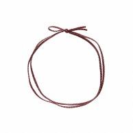 Shimojima Colored Rubber Bands, Flat-Dye Rubber Bands, Double-Layer, Single-Flower Knot, 62cm, Red, 50-Pack, 001510137