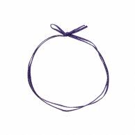 Shimojima Colored Rubber Bands, Flat-Dye Rubber Bands, Double-Layer, Single-Flower Knot, 62cm, Purple, 50-Pack, 001510138