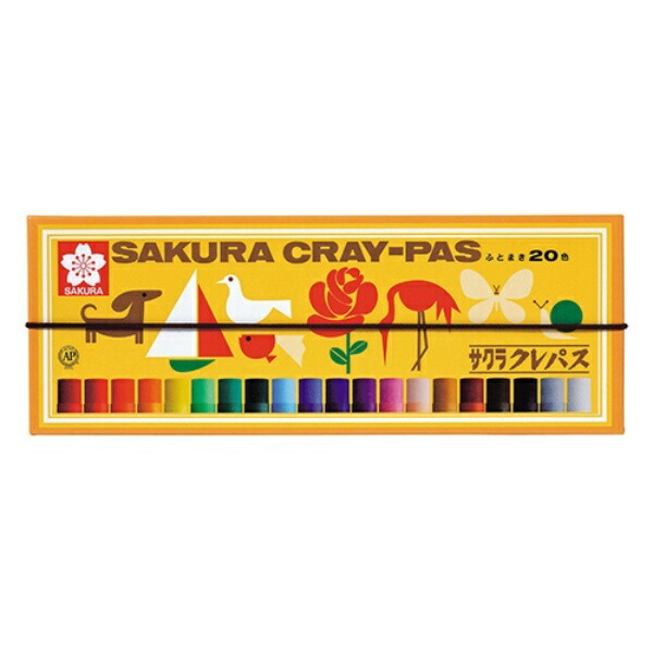 Sakura Cray-Pas Cray-Pas 20 Colors with Rubber Band LP20R