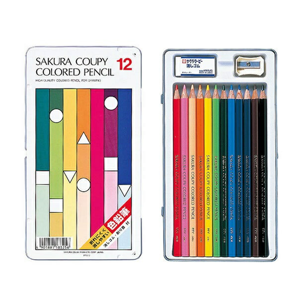 Sakura Cray-Pas CUPY Colored Pencils 12 Colors PFY12