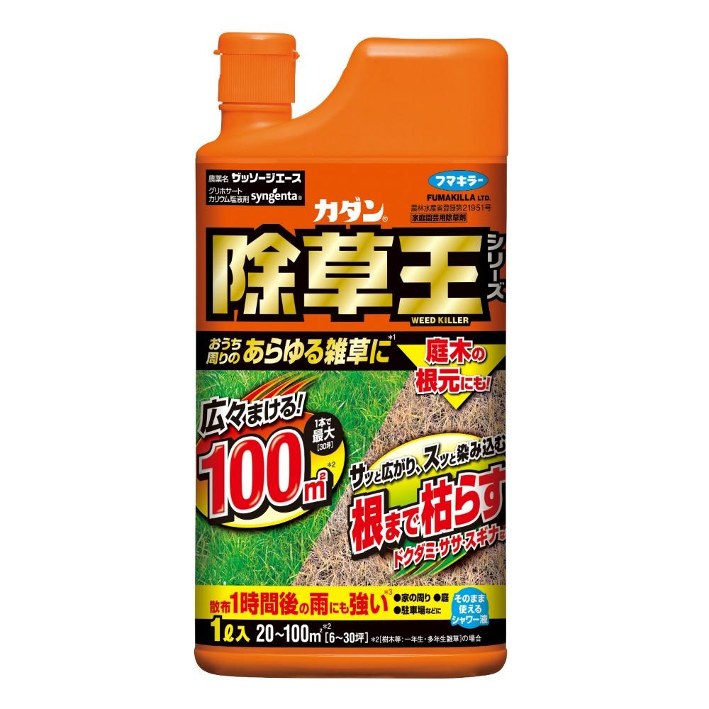 Fumakilla Kadan Weed Killer King Series Zasso Ace 1L Herbicide Shower Type Kills from the Roots Perfect for Around the House