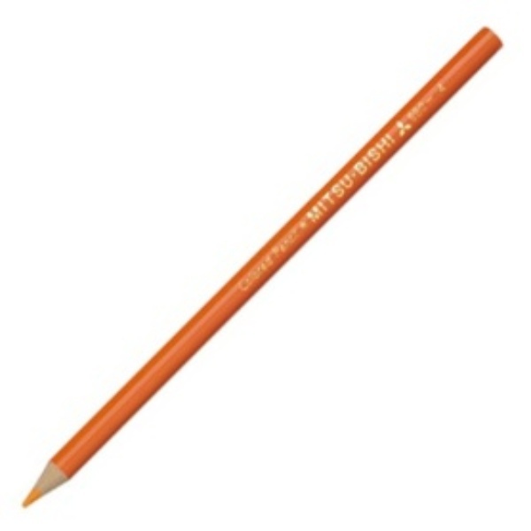 Mitsubishi Pencil Color Pencils 880 Single Colors Elementary School Grade Orange 1 Dozen K880.4