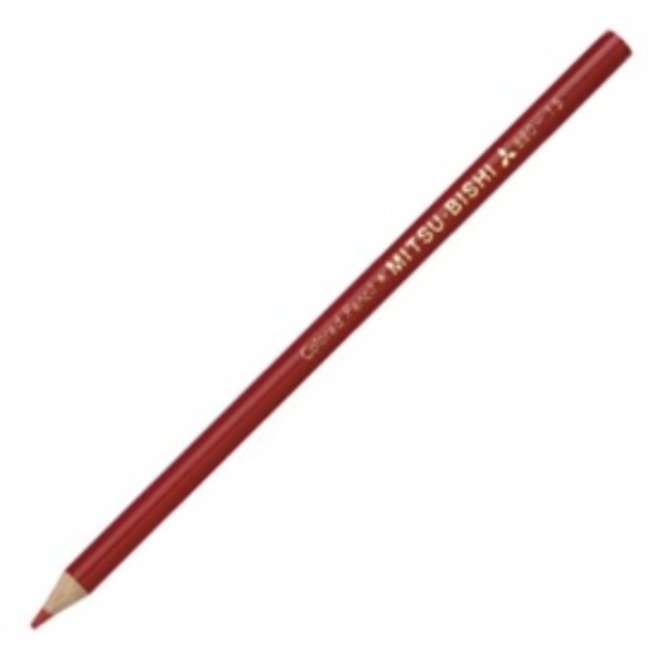 Mitsubishi Pencil Color Pencils 880 Single Color Elementary School Red 1 Dozen K880.15