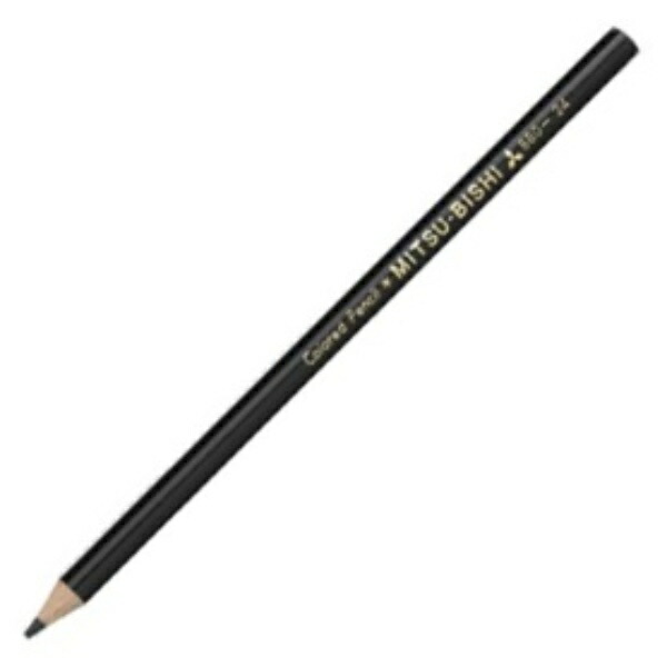 Mitsubishi Pencil Color Pencils 880 Single Color Elementary School Black 1 Dozen K880.24