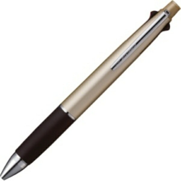 Mitsubishi Pencil Jetstream 4&1 Multi-Function Pen 0.38mm Champagne Gold Smooth Writing MSXE510003825