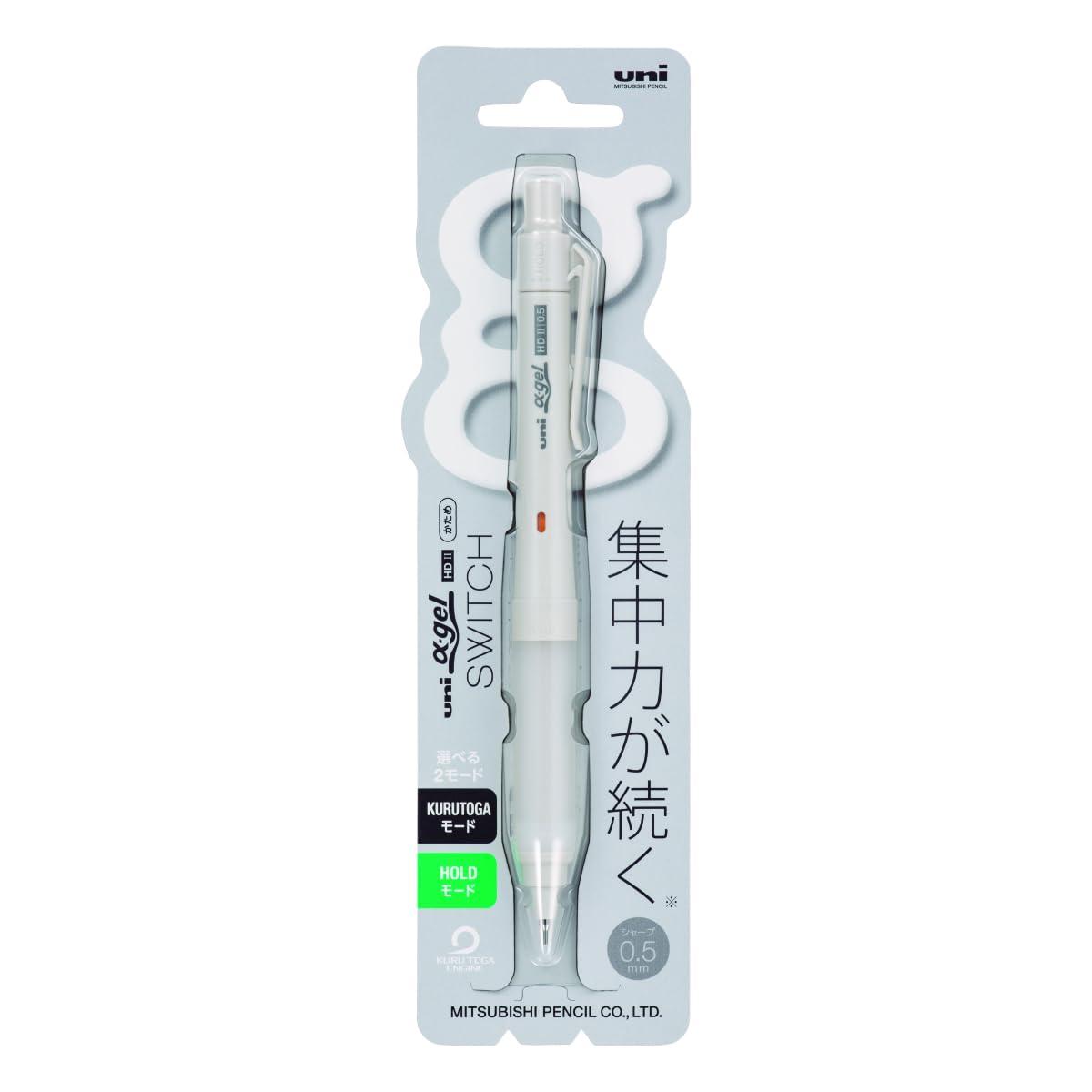 Mitsubishi Pencil Alpha Gel Switch Mechanical Pencil 0.5mm Gray M51009GG1P.23