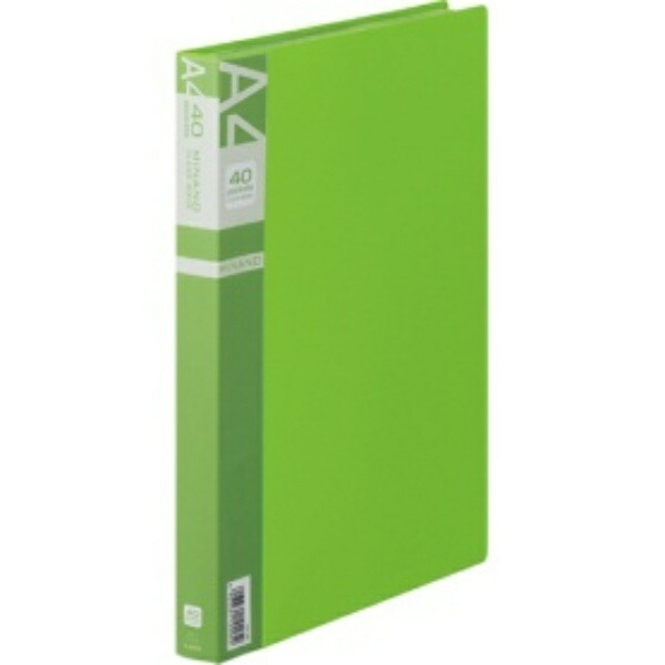 Lion Office Supplies Clear Book MINANO 40-Pocket A4S CR-40M G Green