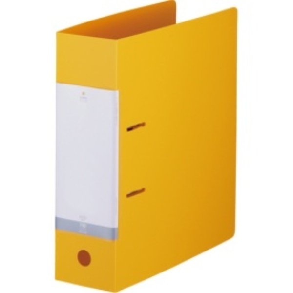 Rihitorabu Ring Binder 2-Hole D-Type A4S 750 Sheets Yellow G2290-5