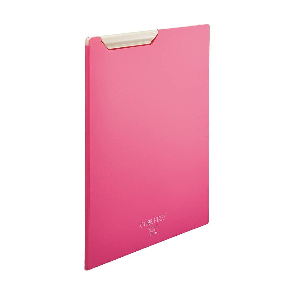 Rihitorabu Binder Clip File A4 Pink F6067-12