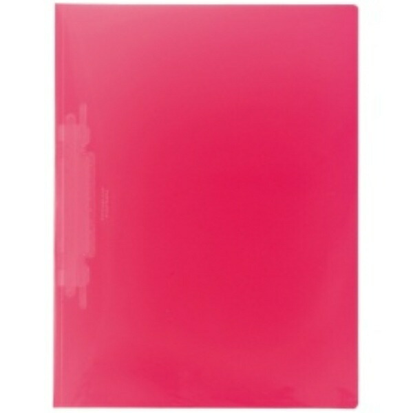 Rihitorabu Slim Ring Binder Loop File 5-Pack A4 2-Hole Capacity for 100 Sheets of Copy Paper Crystal Pink F3006-5P18