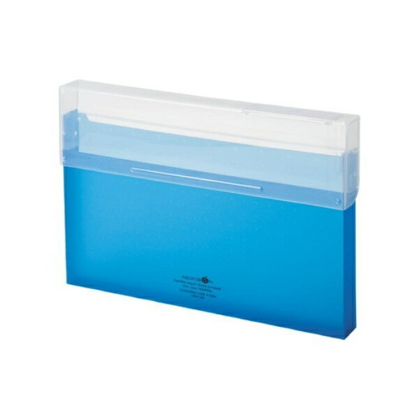 Rihitora Congress Case File Case A4 300-Sheet Capacity Blue A5024-8