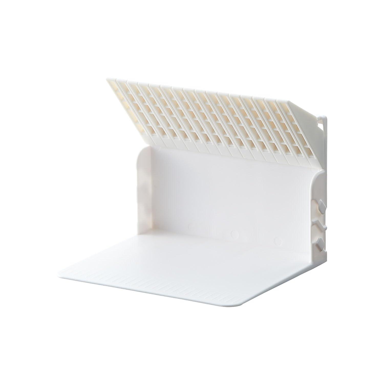 Rihitora Book Stand Medium White A3579-0 Doesn't tip over even with just one book