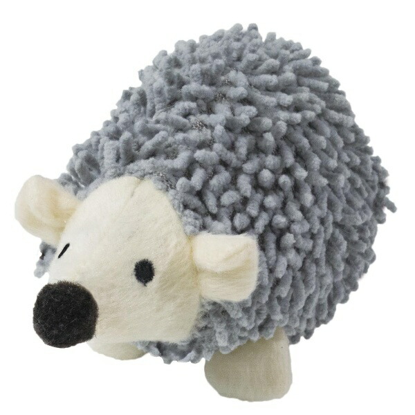 Petio Dog Toy Fluffy Crinkle TOY Hedgehog for Toy and Small Breeds