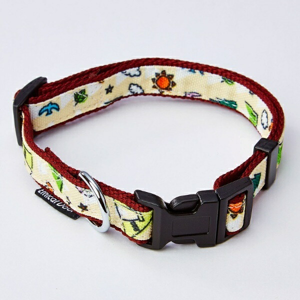 Petio Ethical Door Camp Collar Cream Dog S Size