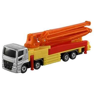 TAKARA TOMY Tomica Long Type Tomica No.127 Mitsubishi Fuso Super Great Concrete Pump Truck Miniature Car Toy For ages 3 and up