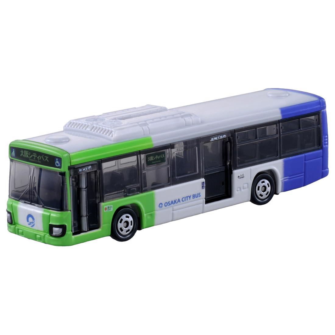 Takara Tomy Tomica Long Type Tomica No.129 Isuzu Erga Osaka City Bus Mini Car Toy For ages 3 and up