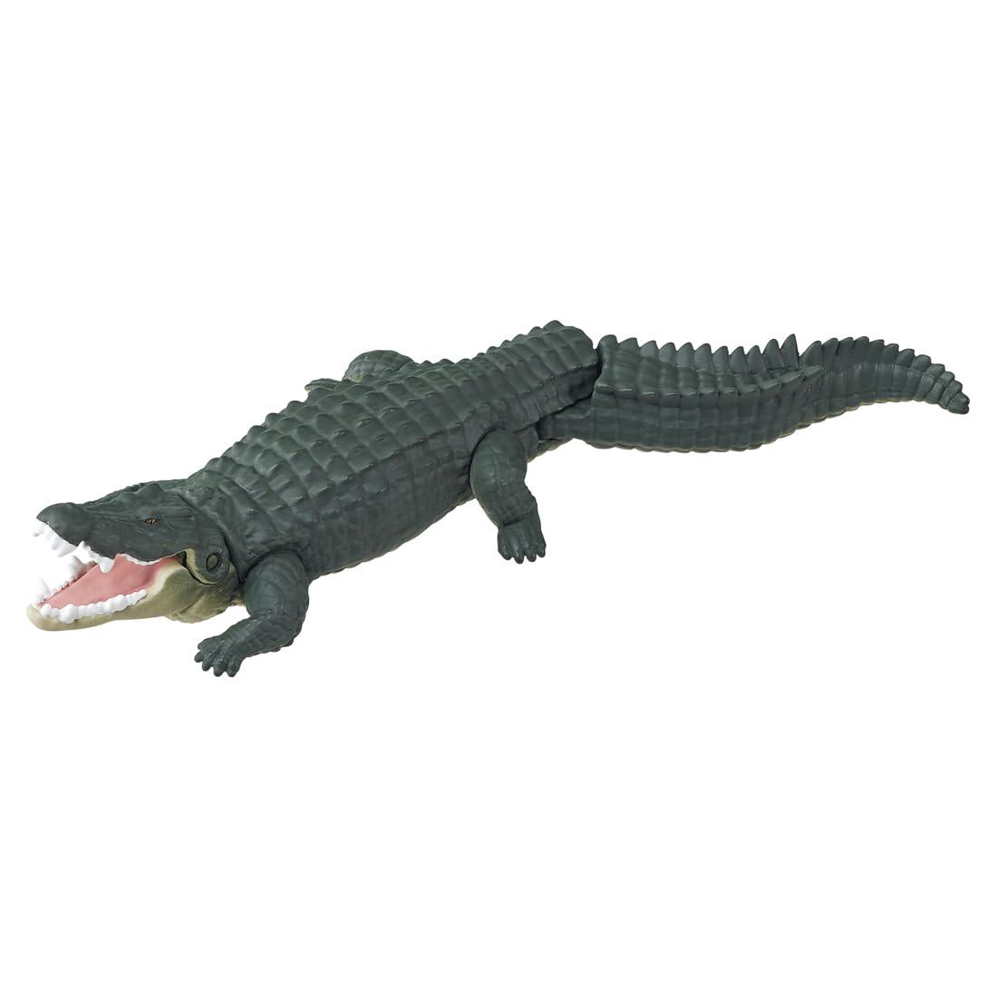 Takara Tomy Ania AL-28 Irrawaddy Crocodile (Floats in Water Ver.) Animal Dinosaur Toy Ages 3+
