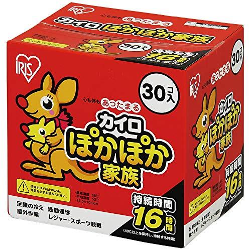 Iris Ohyama Hand Warmer Regular 30-Pack Warm Family PKN-30R