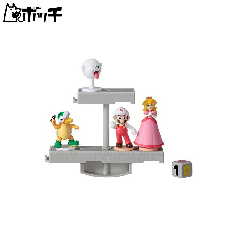 EPOCH Super Mario Balance World Game Jr. Castle Stage ST Mark Certified For ages 4 and up Toy Game Number of players: 1-4 players EPOCH