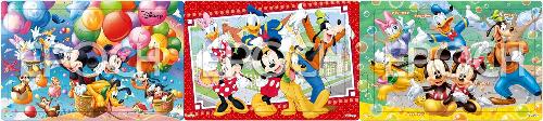 EPOCH Disney Mickey Mouse and Friends 10/15/20 pieces 24-203 Step-Up Puzzles with 3 Puzzles Puzzles with Child-Friendly Mat For ages 4 and up Toy ST Mark Certified